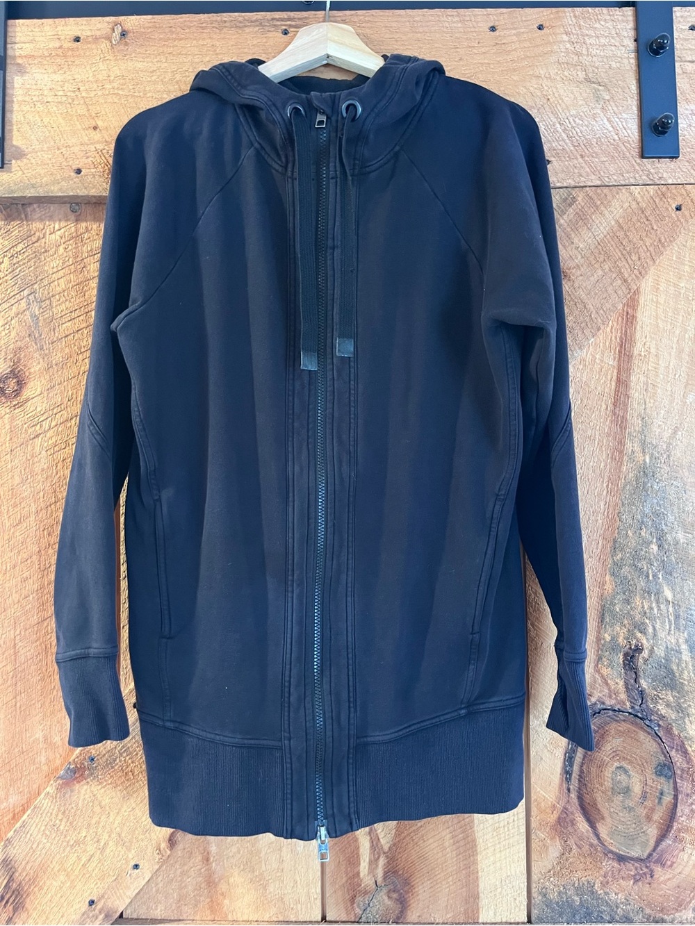 Athleta Long Zip-Up Hooded Jacket- Small